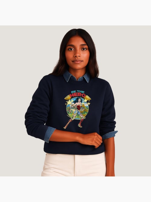 Sudadera Mujer - WONDER WOMAN BE THE HERO - Kiabi Sudadera Mujer - WONDER WOMAN BE THE HERO - Kiabi