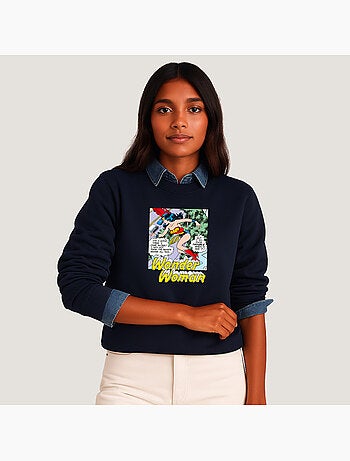 Sudadera Mujer - WONDER WOMAN I DO KNOW TROUBLE WHEN I SEE IT