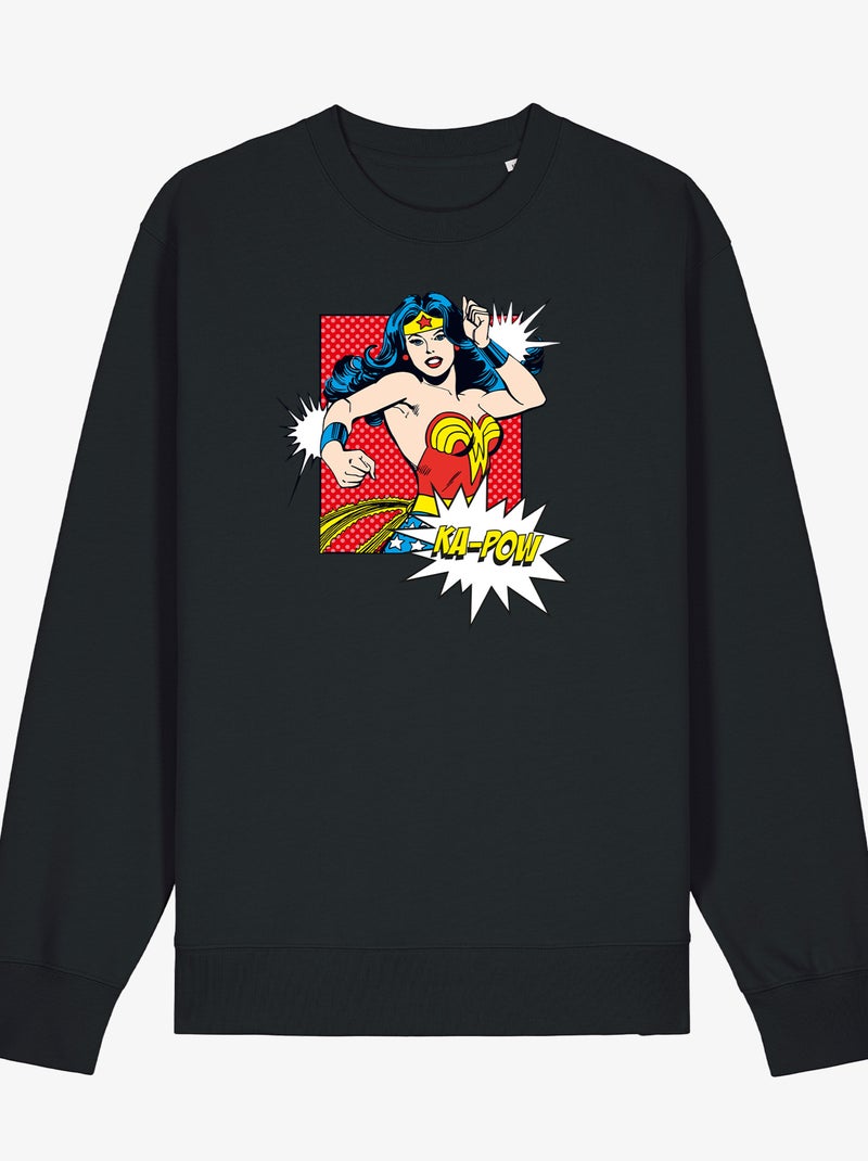 Sudadera Mujer - WONDER WOMAN KA POW Negro - Kiabi