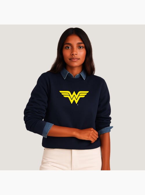 Sudadera Mujer - WONDER WOMAN LOGO - Kiabi Sudadera Mujer - WONDER WOMAN LOGO - Kiabi