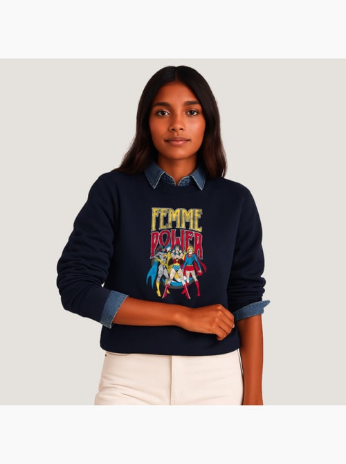 Sudadera Mujer - WONDER WOMAN Mujer POWER - Kiabi Sudadera Mujer - WONDER WOMAN Mujer POWER - Kiabi