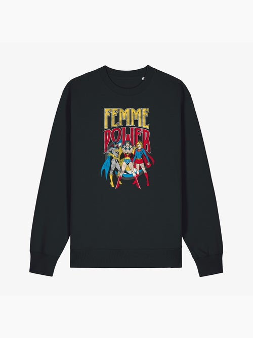 Sudadera Mujer - WONDER WOMAN Mujer POWER - Kiabi Sudadera Mujer - WONDER WOMAN Mujer POWER - Kiabi