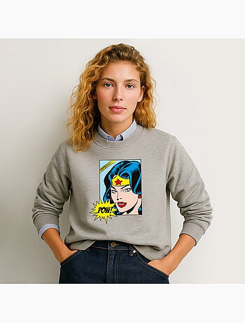 Sudadera Mujer - WONDER WOMAN POW