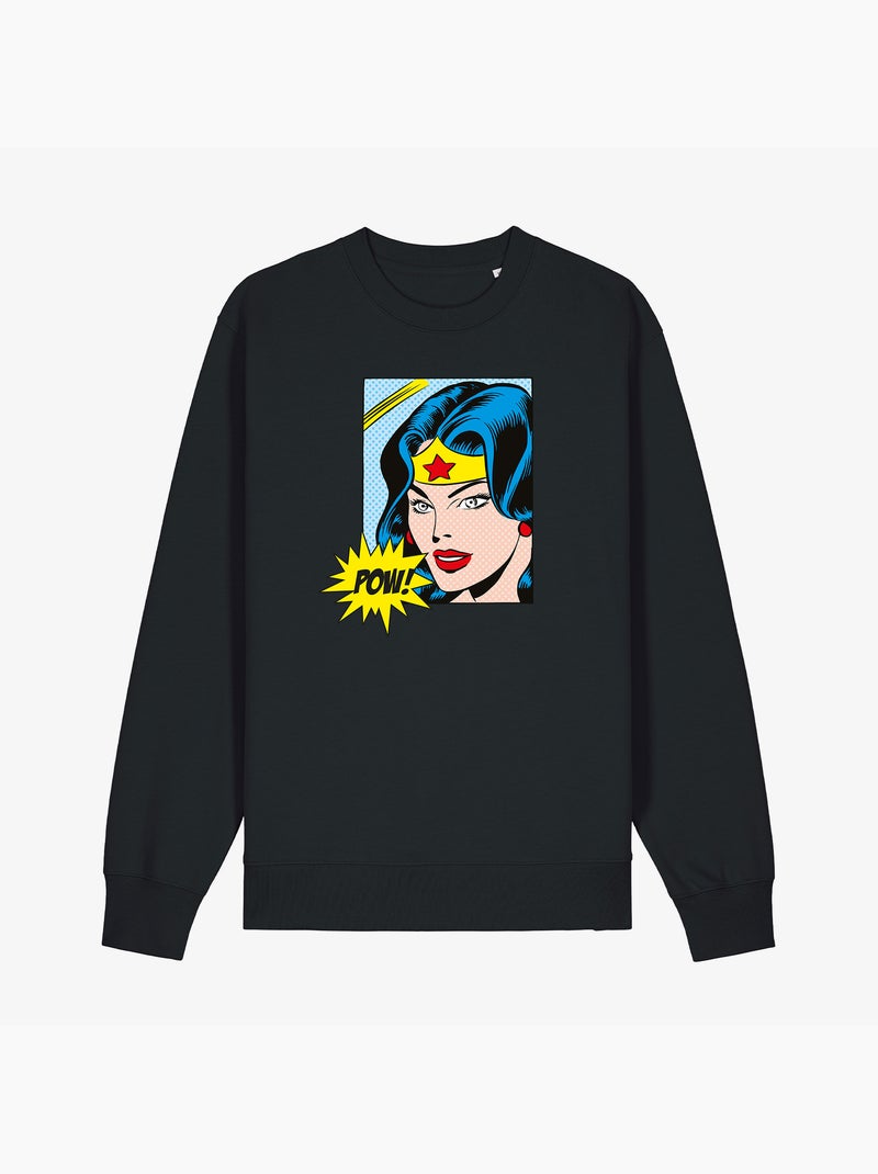 Sudadera Mujer - WONDER WOMAN POW Negro - Kiabi