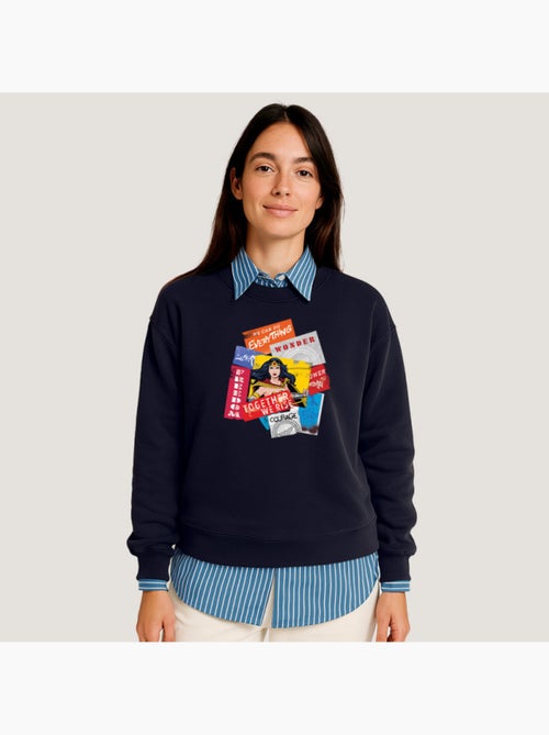 Sudadera Mujer - WONDER WOMAN TOGETHER WE RISE - Kiabi Sudadera Mujer - WONDER WOMAN TOGETHER WE RISE - Kiabi