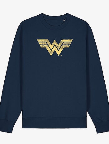 Sudadera Mujer - WONDER WOMAN VINTAGE LOGO