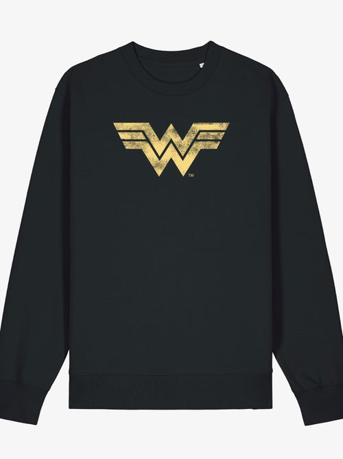 Sudadera Mujer - WONDER WOMAN VINTAGE LOGO - Kiabi Sudadera Mujer - WONDER WOMAN VINTAGE LOGO - Kiabi