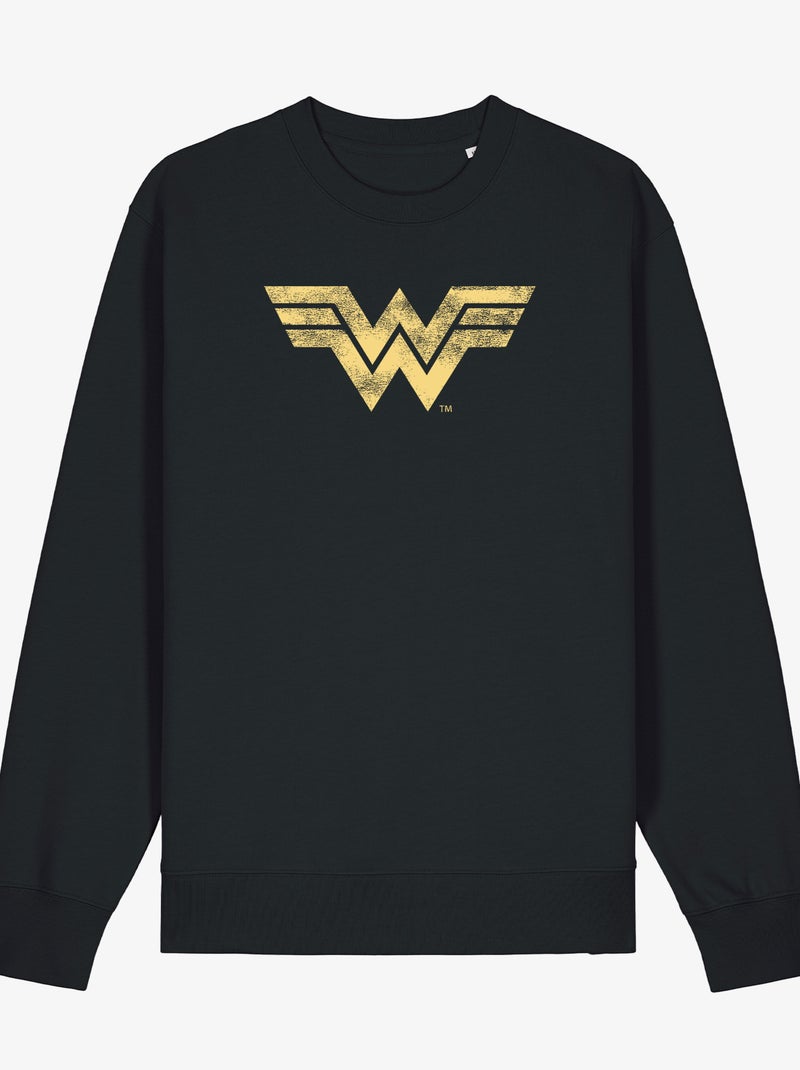 Sudadera Mujer - WONDER WOMAN VINTAGE LOGO Negro - Kiabi