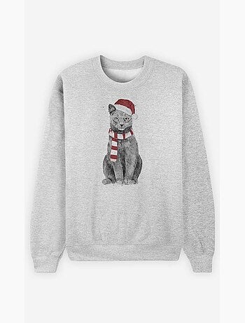 Sudadera Mujer - XMAS CAT