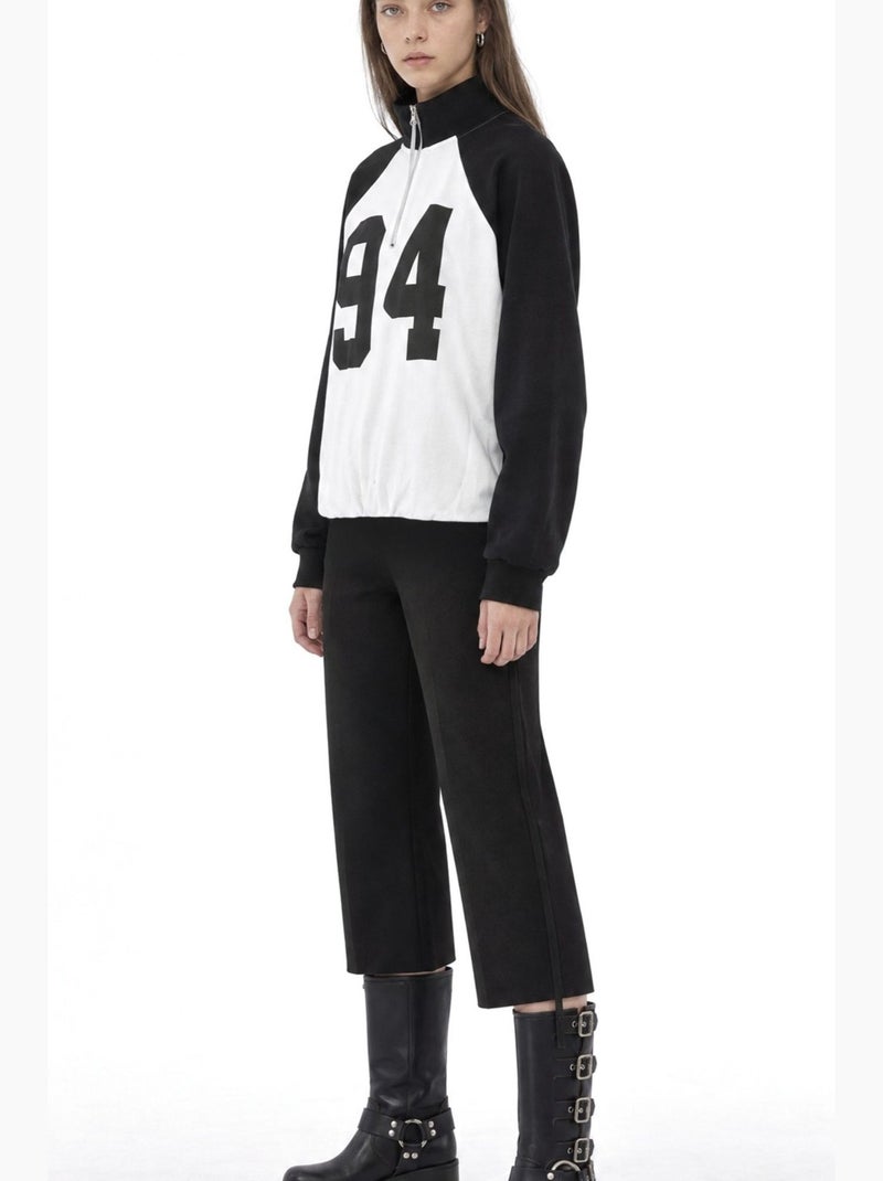Sudadera mujer busem Blanco Negro - Kiabi