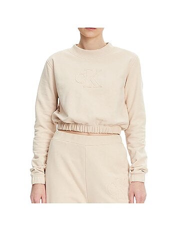 Sudadera Mujer Calvin Klein Jeans Aplicación