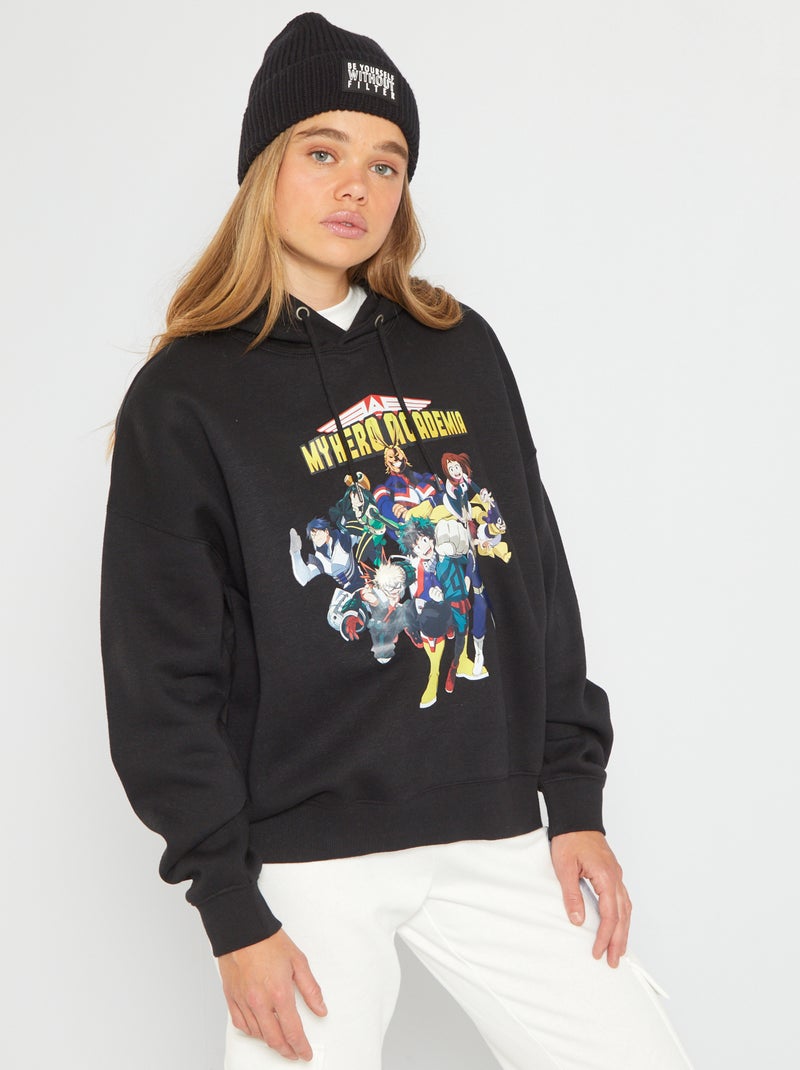 Sudadera 'MY HERO ACADEMIA' Negro - Kiabi