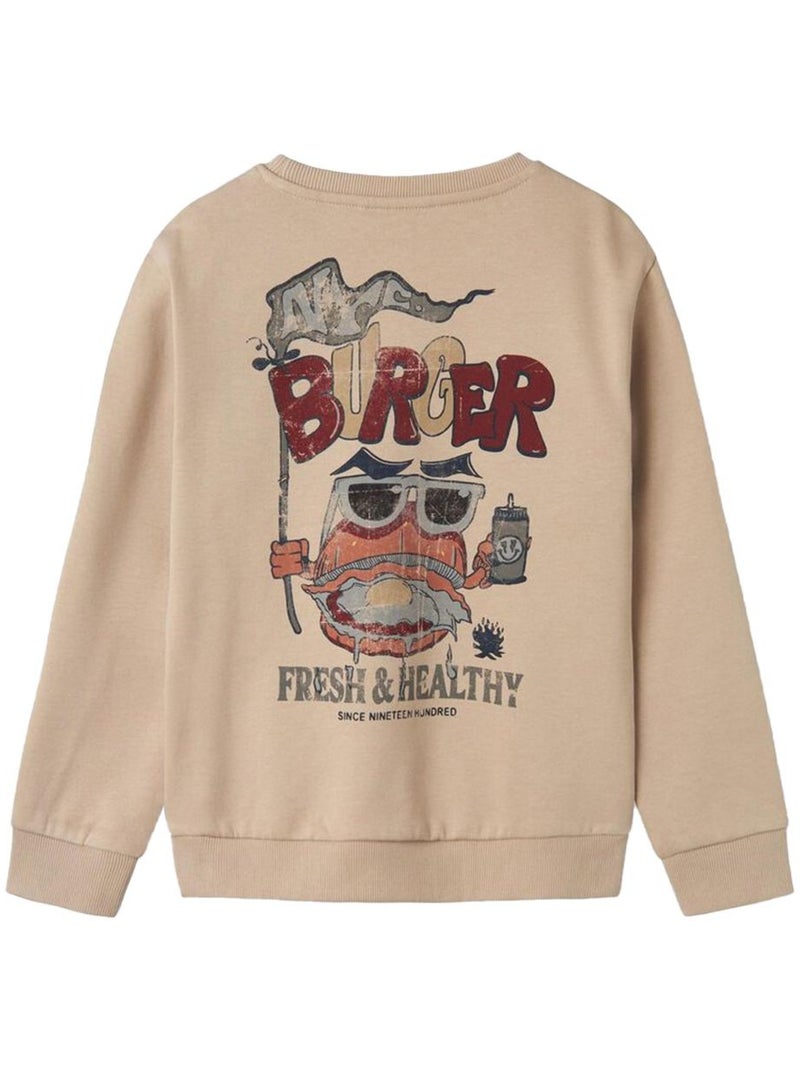 Sudadera Name it para niño Beige - Kiabi