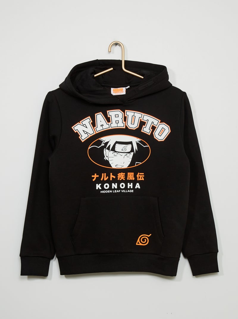 Sudadera 'Naruto' de felpa Negro - Kiabi