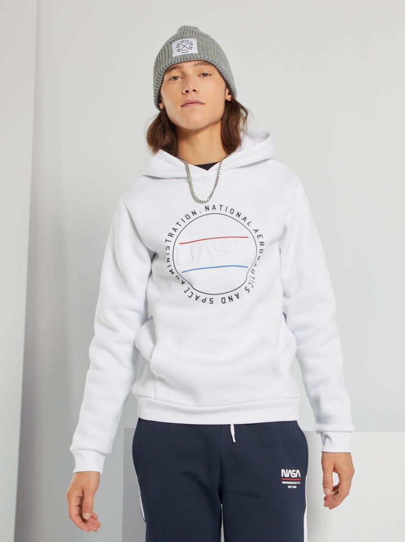 Sudadera 'NASA' BLANCO - Kiabi