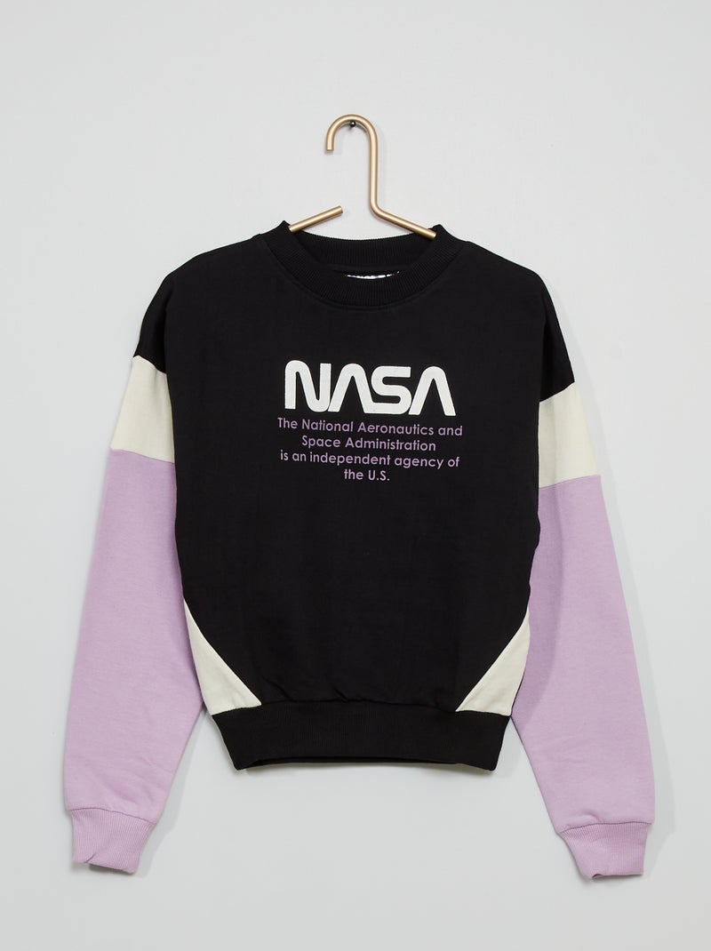 Sudadera 'NASA' Negro - Kiabi