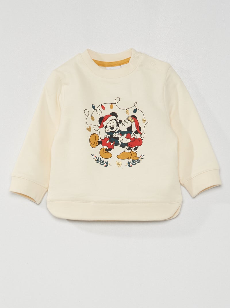 Sudadera Navidad 'Disney' BLANCO - Kiabi