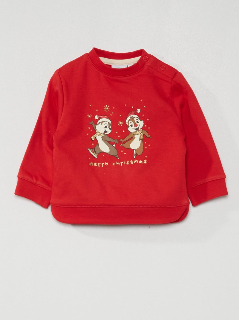Sudadera Navidad 'Disney' ROJO - Kiabi