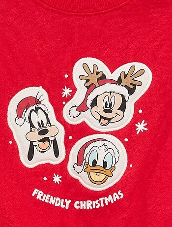 Sudadera navideña estampada 'Disney' 'Winnie' de algodón