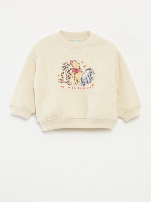 Sudadera navideña estampada 'Disney' 'Winnie' de algodón - Kiabi