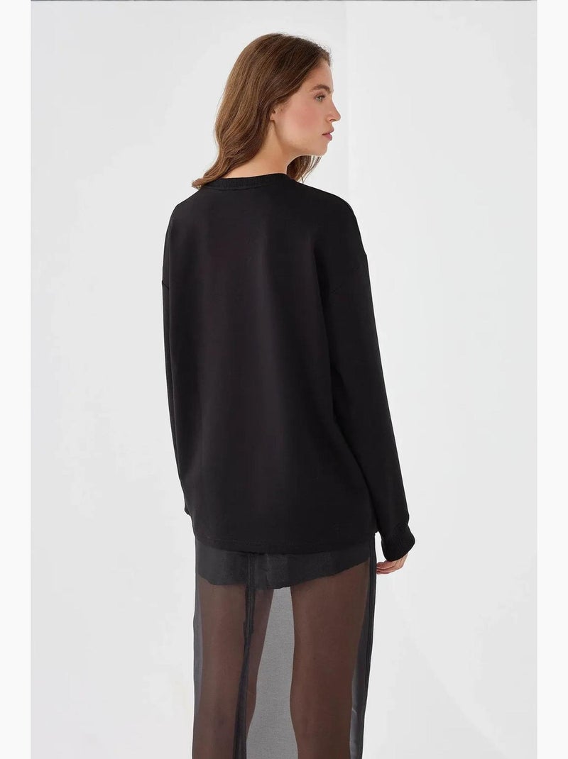 Sudadera negra hiccup Negro - Kiabi