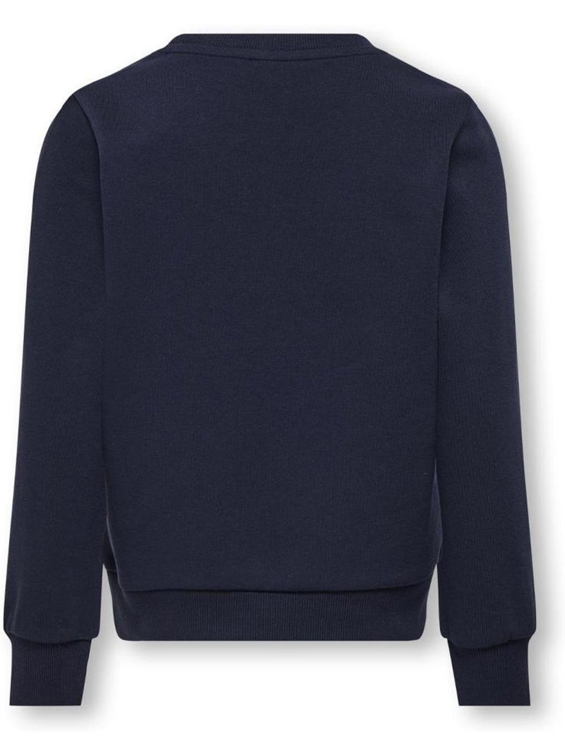 Sudadera niña con capucha de only kids Azul marino - Kiabi