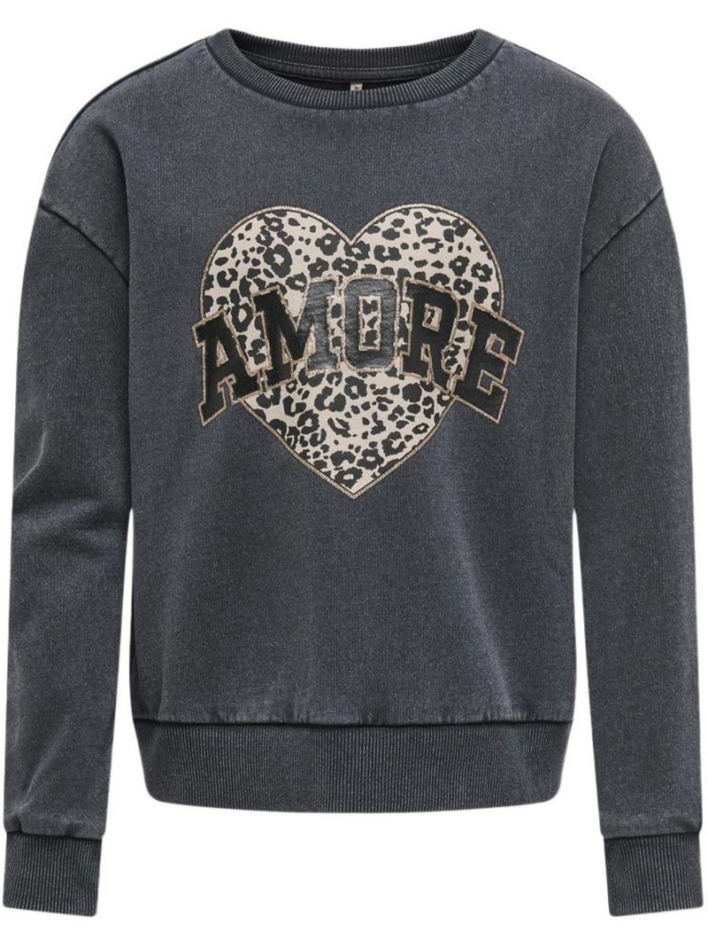 Sudadera Niña Kids ONLY Gris plateado - Kiabi
