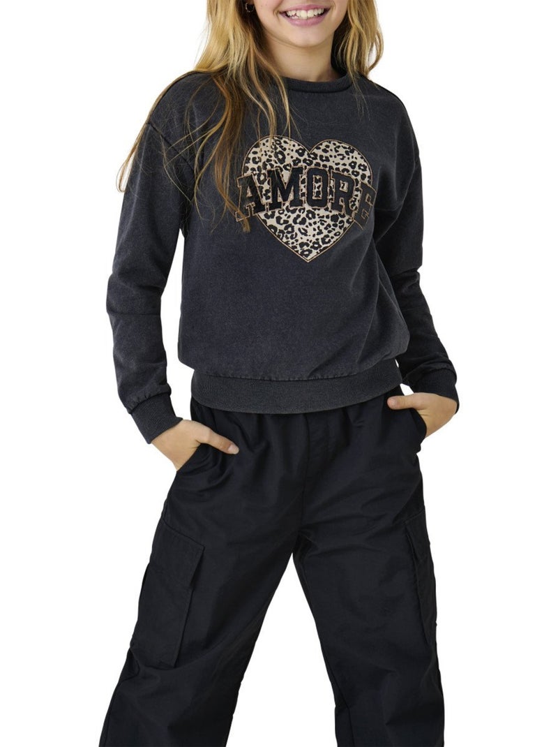 Sudadera Niña Kids ONLY Gris plateado - Kiabi
