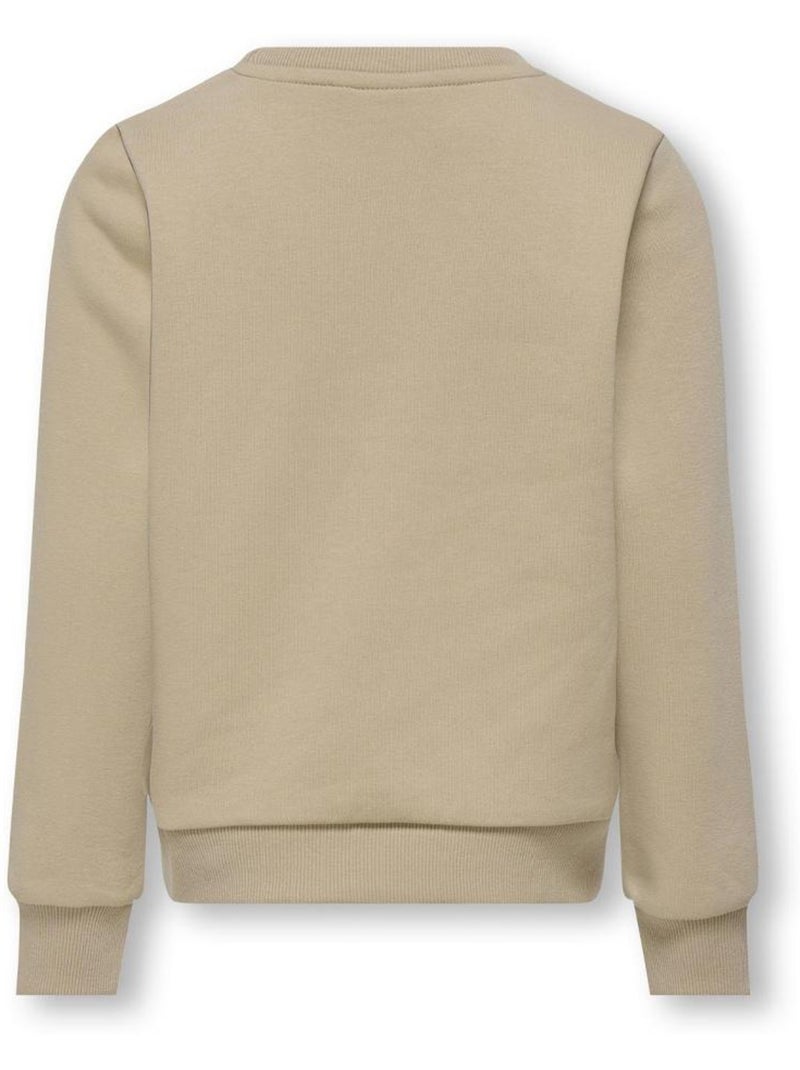 Sudadera niña only Beige - Kiabi