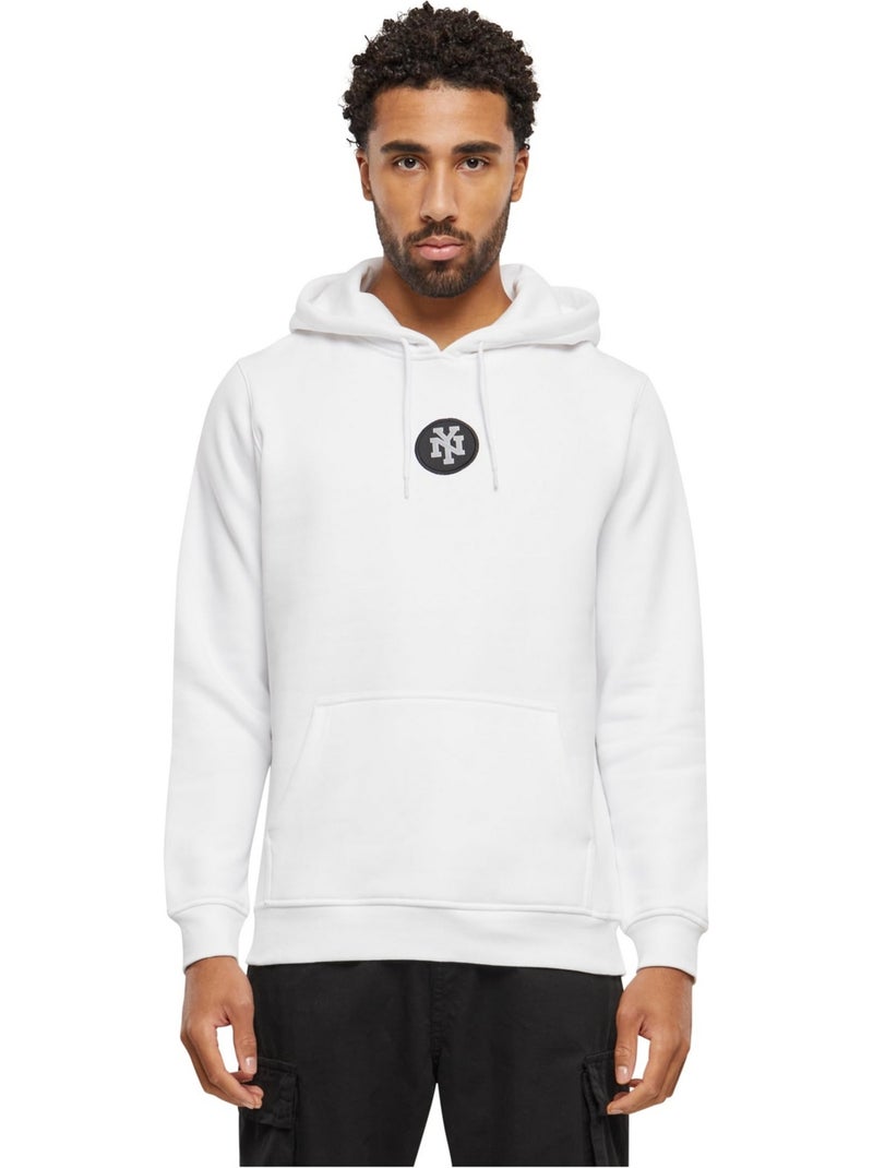 Sudadera ny diseño parche para hombre - mister tee Blanco - Kiabi