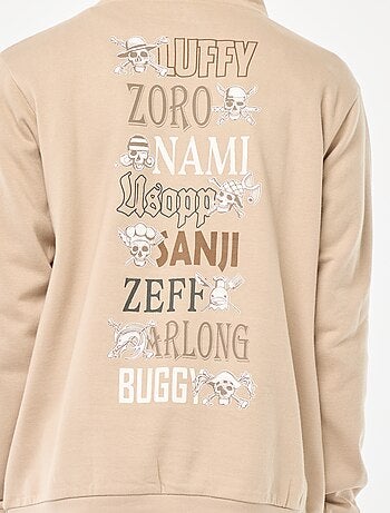 Sudadera 'One Piece' con capucha estampado en ambos lados