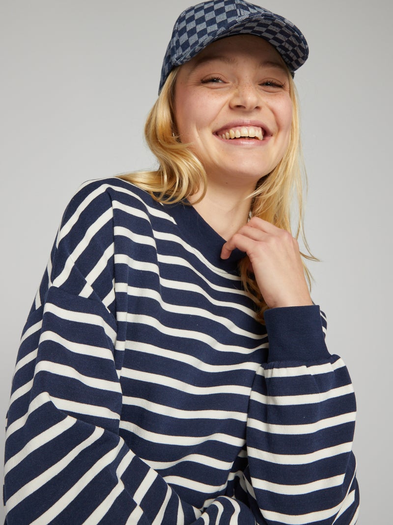 Sudadera oversize AZUL - Kiabi