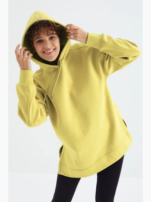 Sudadera oversize con bolsillo tommy - Kiabi