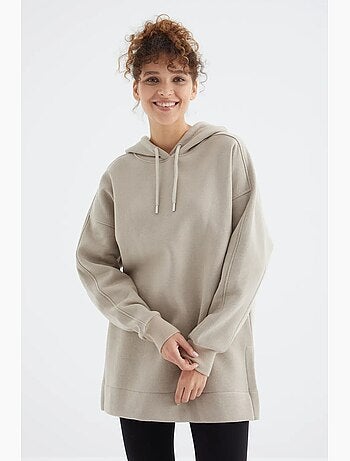 Sudadera oversize con bolsillo tommy