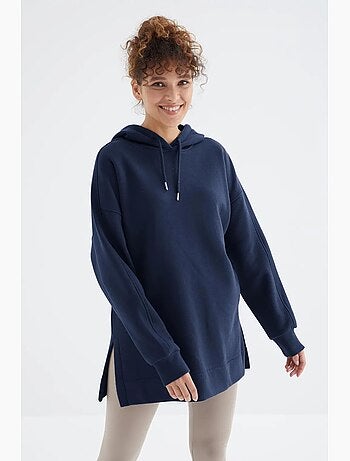 Sudadera oversize con bolsillo tommy