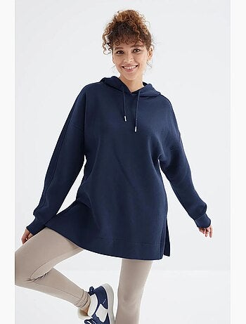 Sudadera oversize con bolsillo tommy