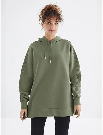 Sudadera oversize con bolsillo tommy