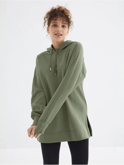 Sudadera oversize con bolsillo tommy - Kiabi Sudadera oversize con bolsillo tommy - Kiabi
