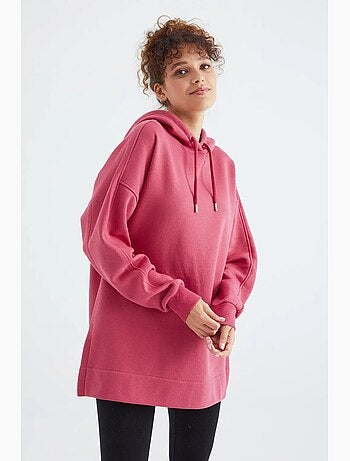 Sudadera oversize con bolsillo tommy