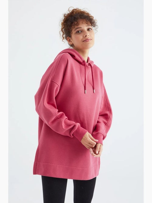 Sudadera oversize con bolsillo tommy - Kiabi Sudadera oversize con bolsillo tommy - Kiabi