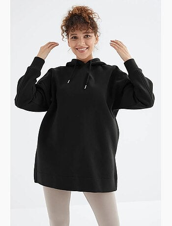 Sudadera oversize con bolsillo tommy