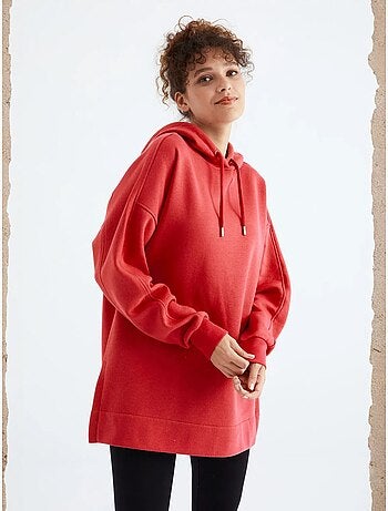 Sudadera oversize con bolsillo tommy