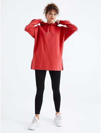 Sudadera oversize con bolsillo tommy