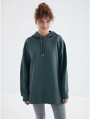 Sudadera oversize con bolsillo tommy