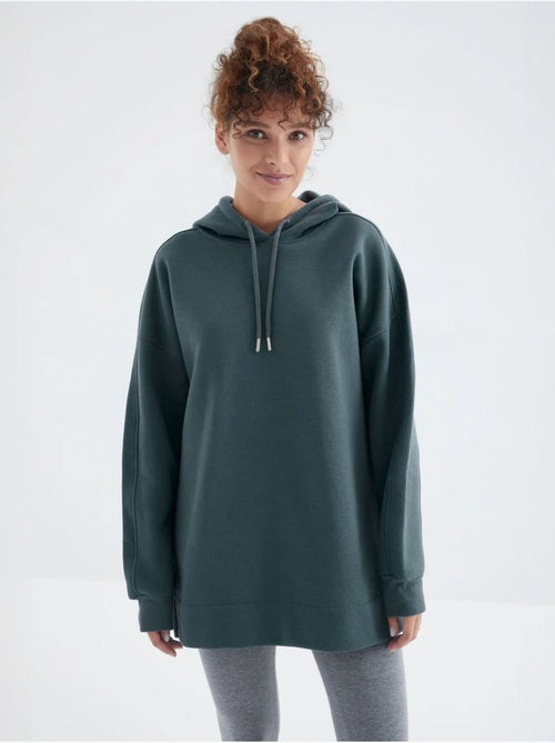 Sudadera oversize con bolsillo tommy - Kiabi Sudadera oversize con bolsillo tommy - Kiabi