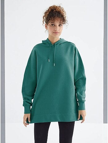 Sudadera oversize con bolsillo tommy