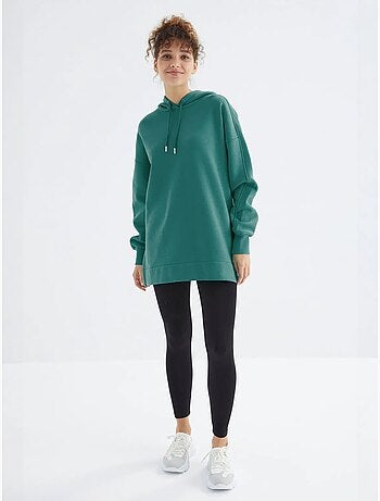 Sudadera oversize con bolsillo tommy