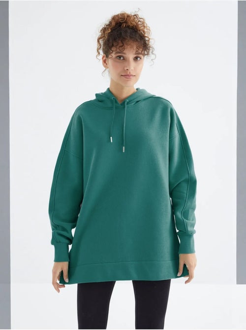 Sudadera oversize con bolsillo tommy - Kiabi