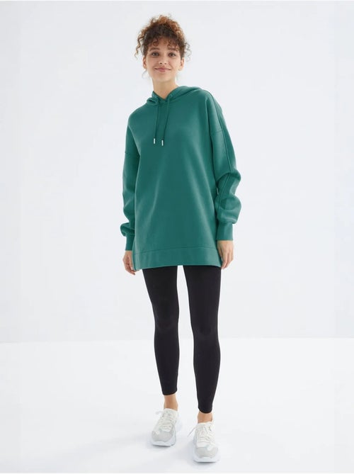 Sudadera oversize con bolsillo tommy - Kiabi