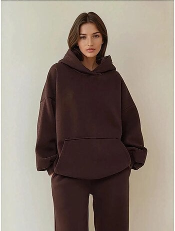 Sudadera oversize con capucha de corte holgado con bolsillo canguro hiccup
